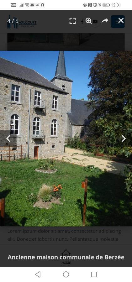 Maison d'hôte Les Notes Endormie Chambre Secrète Berzee Exterior foto